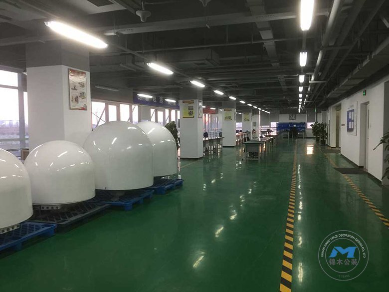 科技設備企業(yè)廠房車間裝修設計無塵車間