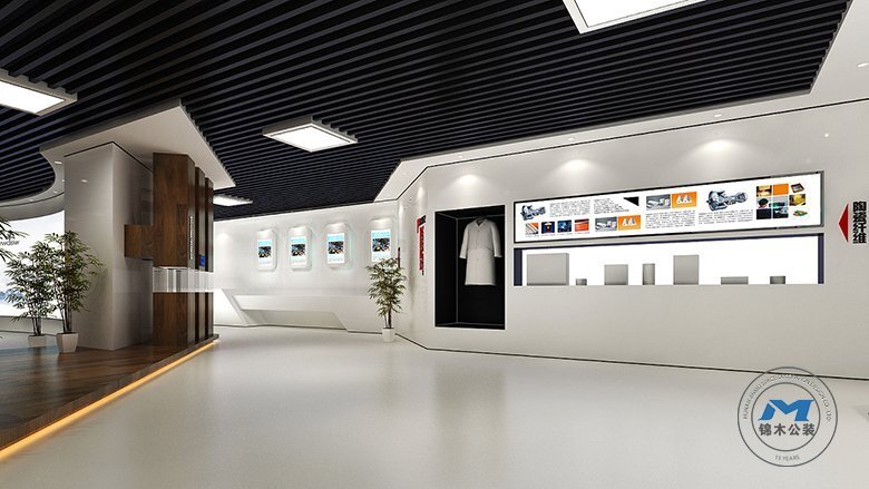 陶瓷材料企業(yè)展廳裝修設計產(chǎn)品展區(qū)3