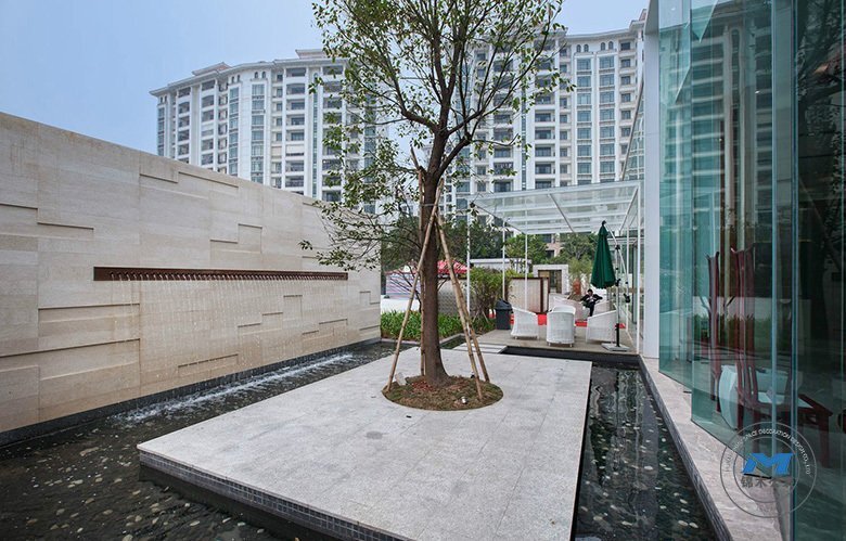 現(xiàn)代歐風銷售中心裝修設(shè)計外景