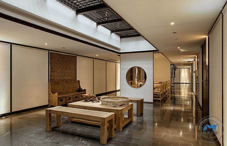 禪文化精品酒店裝修設(shè)計休息區(qū)
