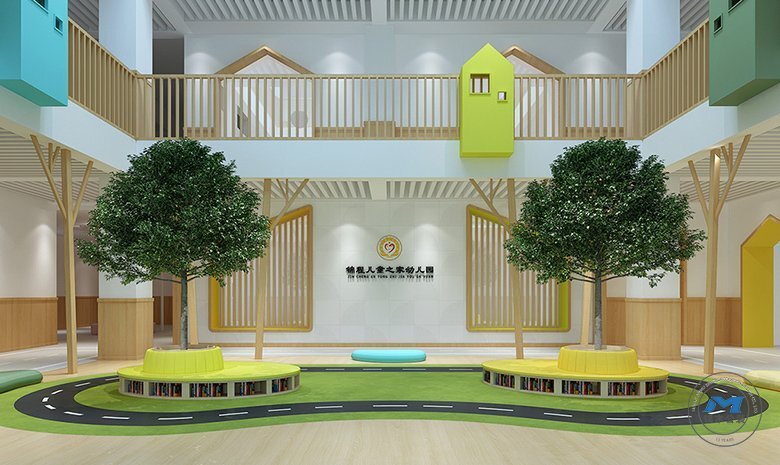 社區(qū)幼兒園裝修設(shè)計(jì)門廳