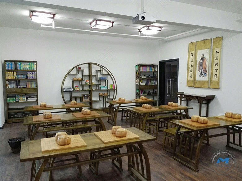 國學(xué)輔導(dǎo)班培訓(xùn)學(xué)校裝修設(shè)計棋室