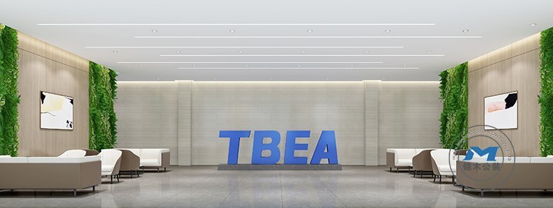 上市公司辦公樓辦公裝修設(shè)計效果進門大廳