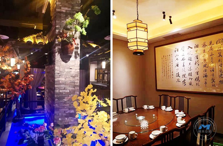 特色湘菜館餐廳裝修設(shè)計大包間效果圖