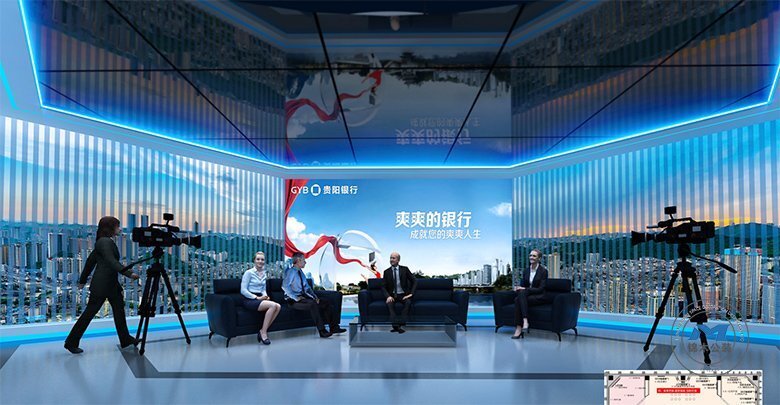企事業(yè)單位展廳設(shè)計(jì)效果直播區(qū)