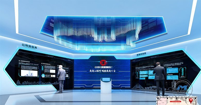 企事業(yè)單位展廳設(shè)計(jì)效果產(chǎn)品廳