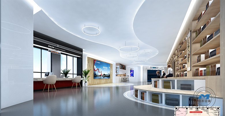 企事業(yè)單位展廳設(shè)計(jì)效果演示區(qū)