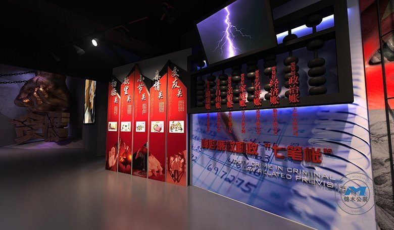 企事業(yè)黨建展廳裝修設(shè)計(jì)效果文化教育