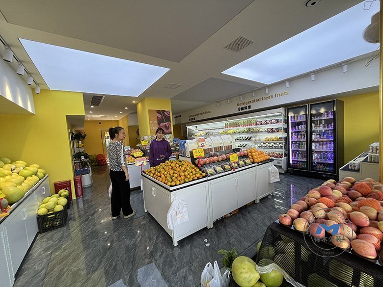 現(xiàn)代水果零食連鎖店裝修設計效果店內(nèi)實景店內(nèi)